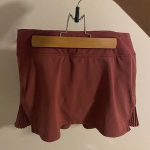 Lululemon red skirt